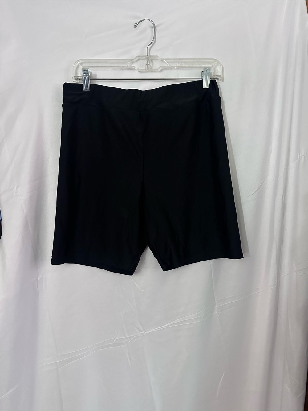 Black Women's Swim Bikini Shorts - Classic Coverage